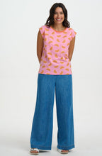 Pink Oranges Relaxed Chrissy Tank T Shirt