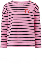 Pink Stripes and Star Celine Breton Top