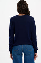 Rita Navy Star Cat Jumper