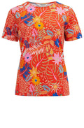 Ronah Red Painted Jungle T Shirt