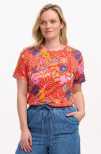 Ronah Red Painted Jungle T Shirt