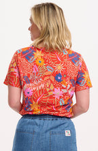 Ronah Red Painted Jungle T Shirt