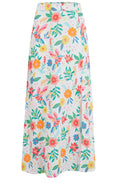 Rosalind Tropical Hummingbird Midi Skirt