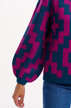 Teal and Pink Diamond Essie Jumper