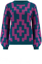 Teal and Pink Diamond Essie Jumper