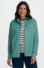 Teal Cord Karina Shirt