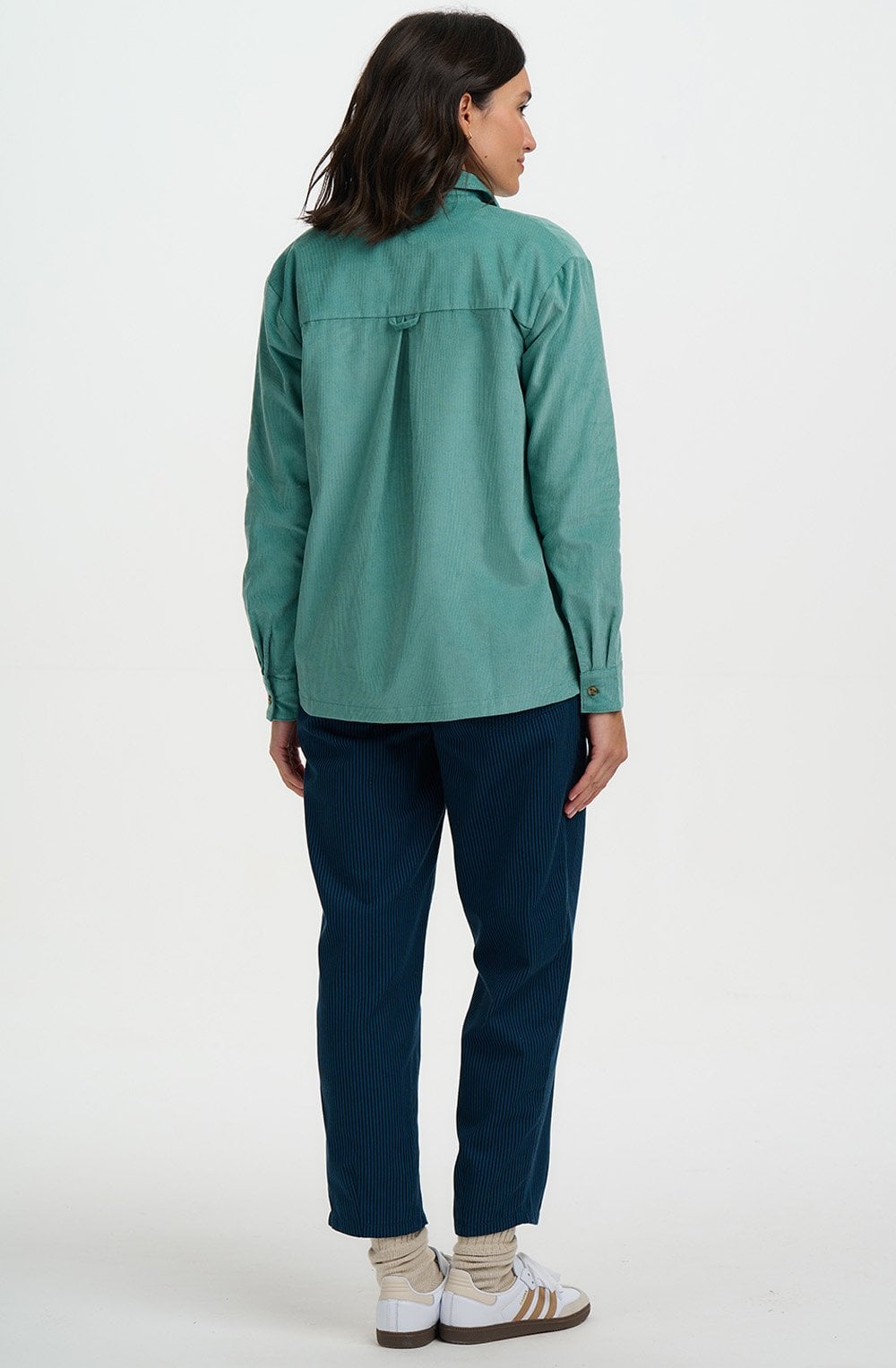 Teal Cord Karina Shirt