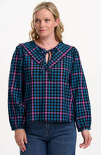 Twilight Gingham Nessie Scallop Collar Blouse