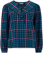 Twilight Gingham Nessie Scallop Collar Blouse