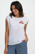 White Chrissy Cake Tank T Shirt