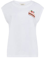 White Chrissy Cake Tank T Shirt