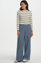 Wide Leg Fine Stipe Fifi Trousers