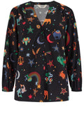 Zodiac and Rainbow Skies Elkie Blouse