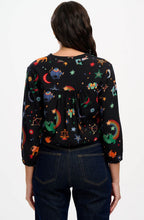 Zodiac and Rainbow Skies Elkie Blouse