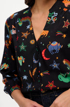 Zodiac and Rainbow Skies Elkie Blouse