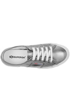 Grey Pewter Metallic Trainers