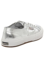 Grey Silver Metallic Trainers
