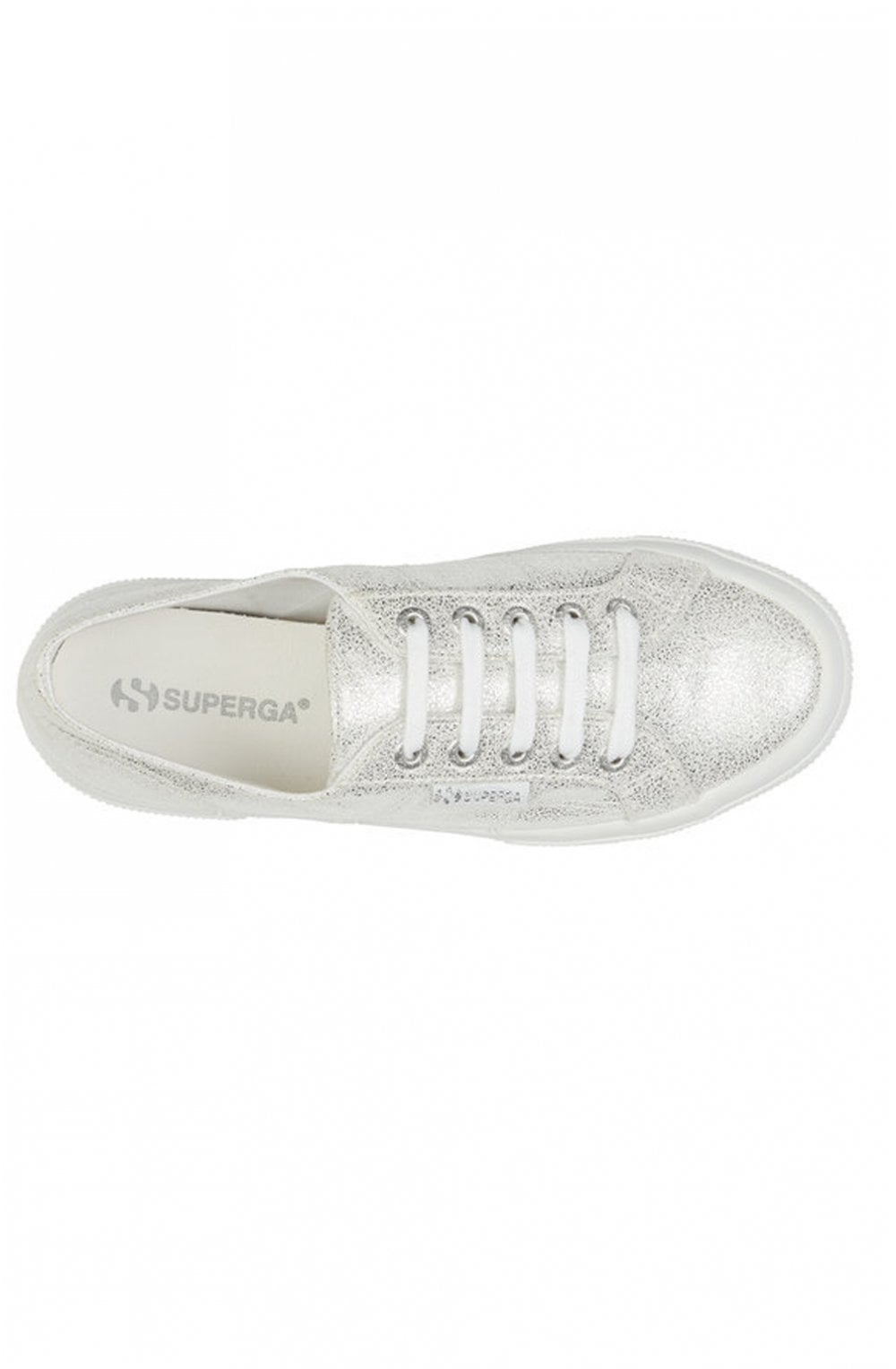 Lamew White Grey Silver Trainers