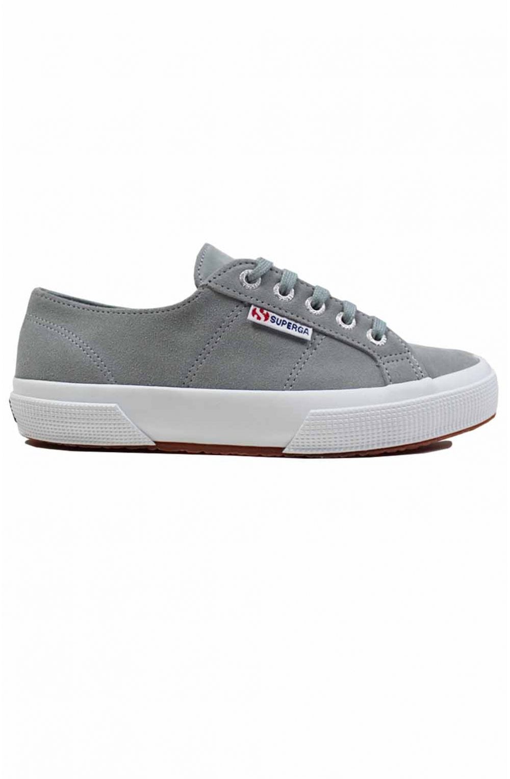 Light Grey Suede Trainers