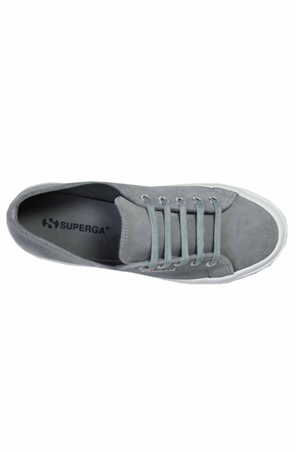 Light Grey Suede Trainers