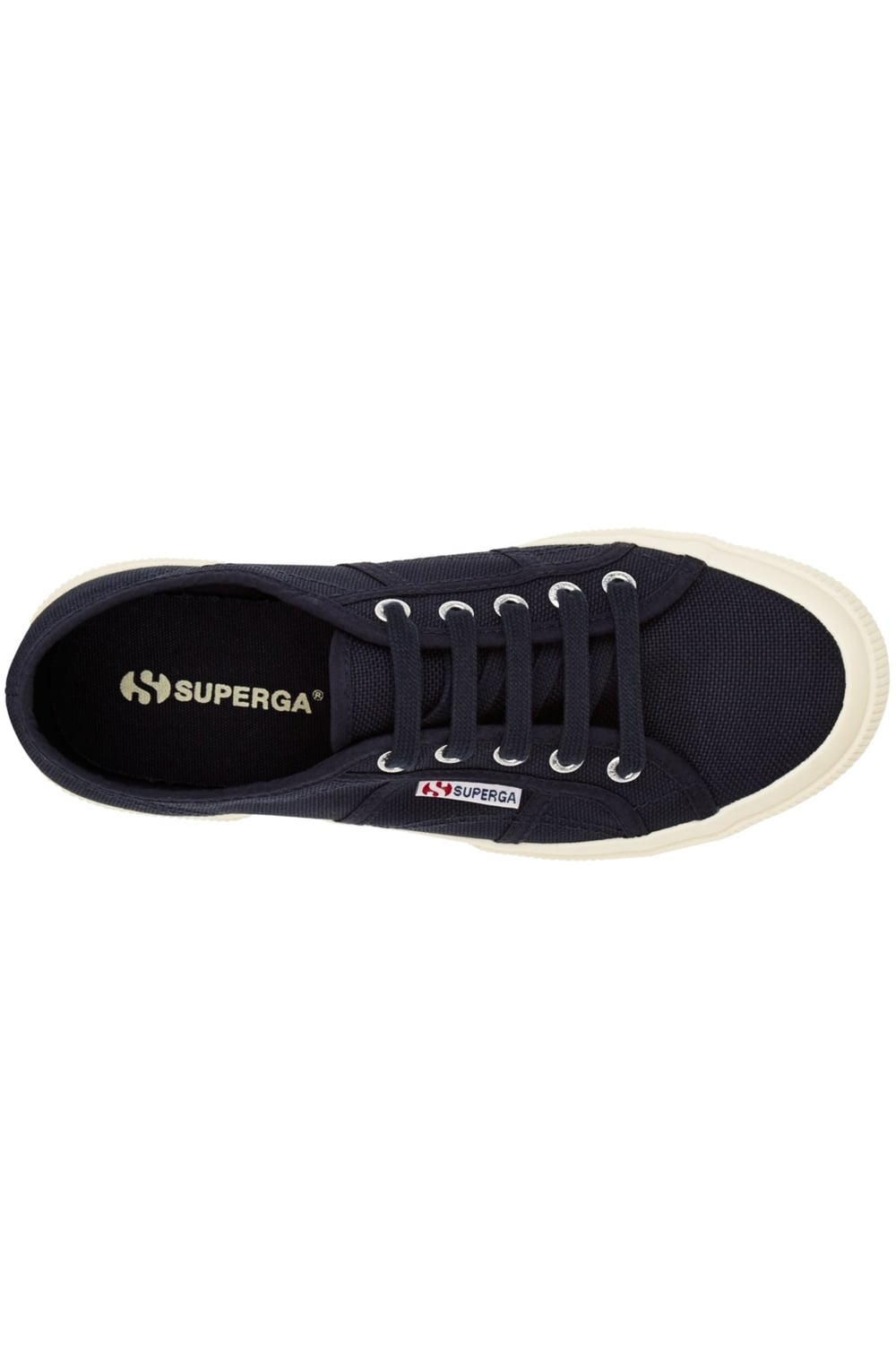 Navy Canvas Trainers