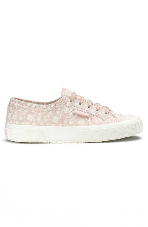 Pink Avorio Print Trainers