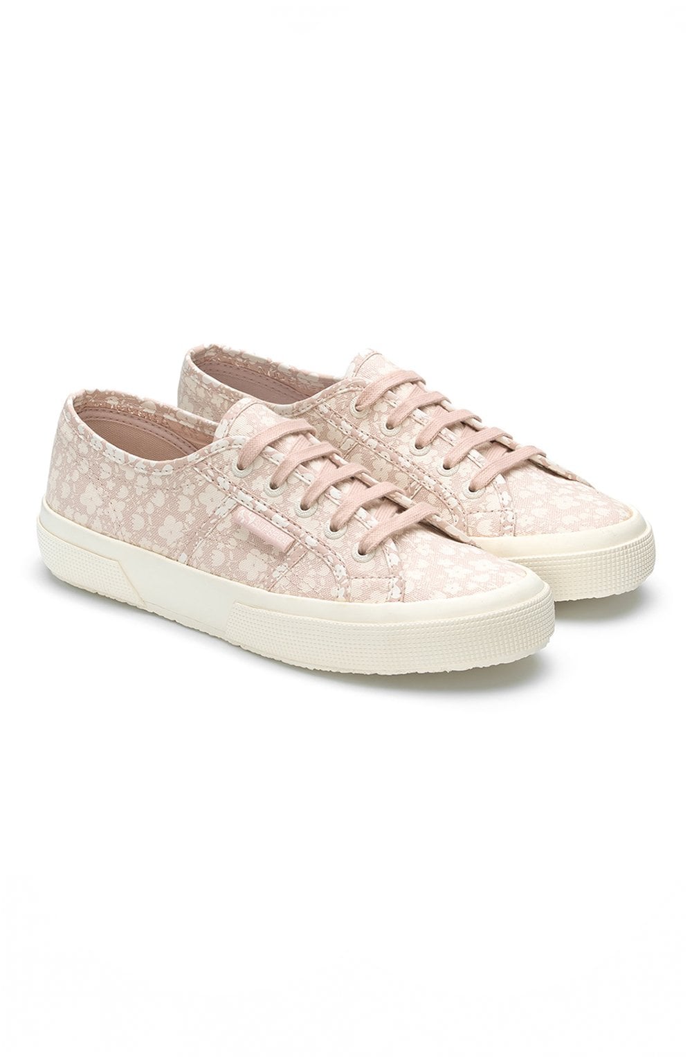 Pink Avorio Print Trainers