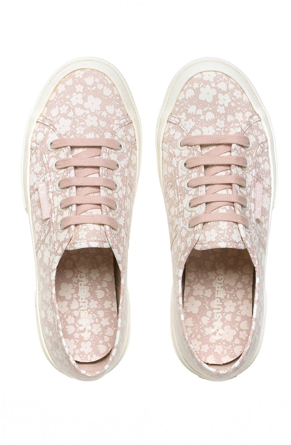 Pink Avorio Print Trainers