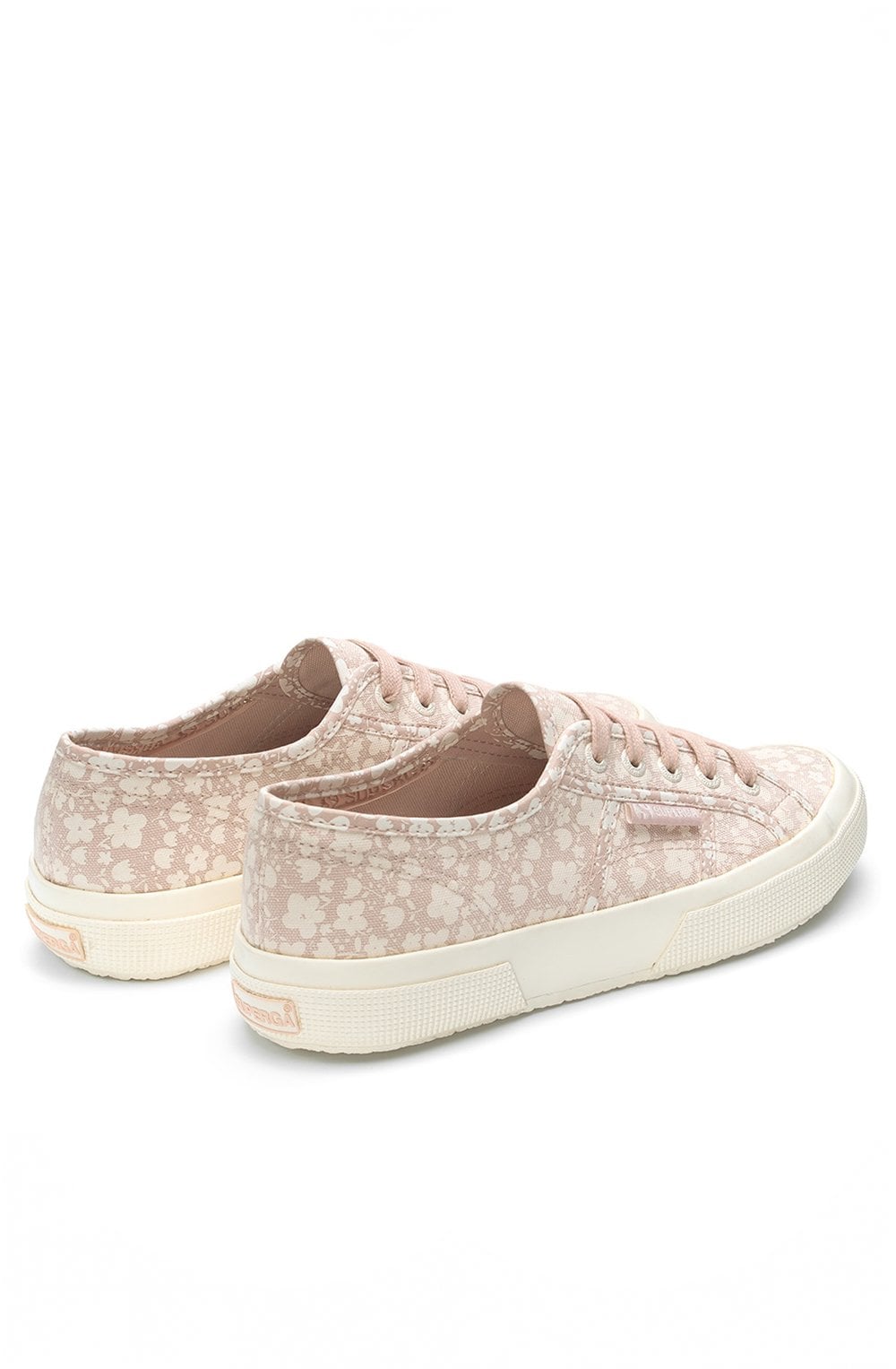Pink Avorio Print Trainers