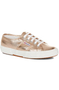 Rose Gold Metallic Trainers