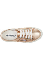 Rose Gold Metallic Trainers