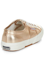 Rose Gold Metallic Trainers