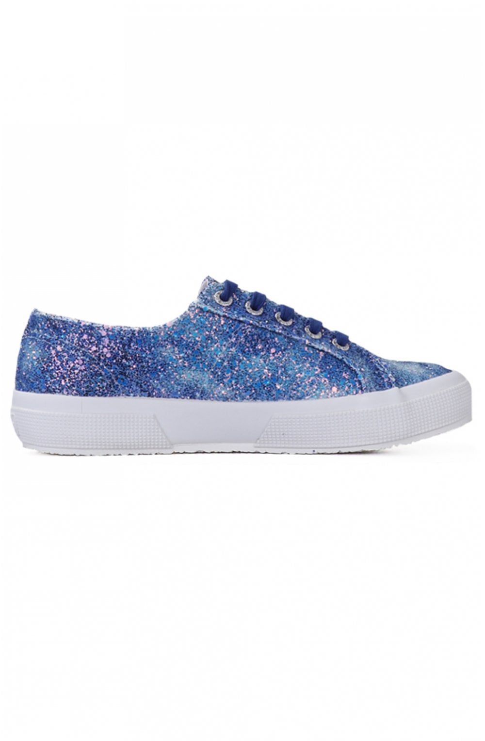 Tie Dye Macro Glitter Trainers