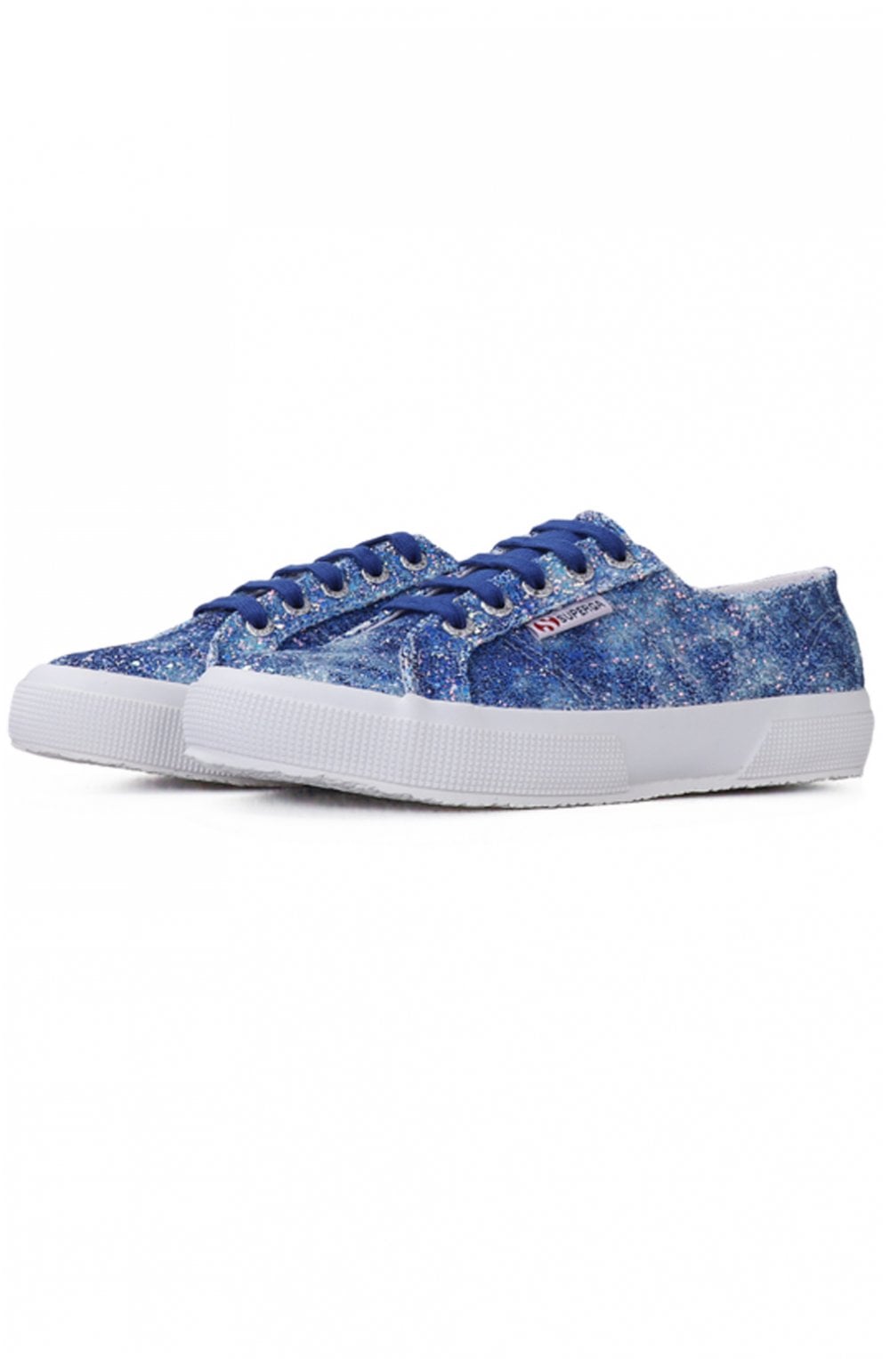 Tie Dye Macro Glitter Trainers