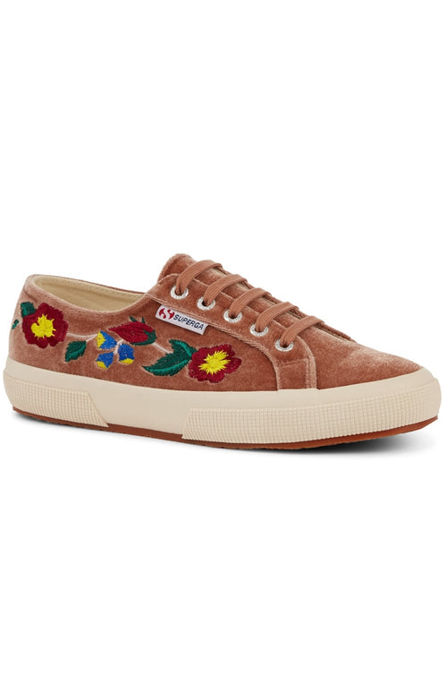 Velvet Pink Blush Trainers