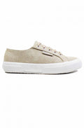 White Gold Iridescent Snake Trainers