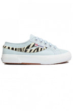 Light Blue Sky Zebra Trainers