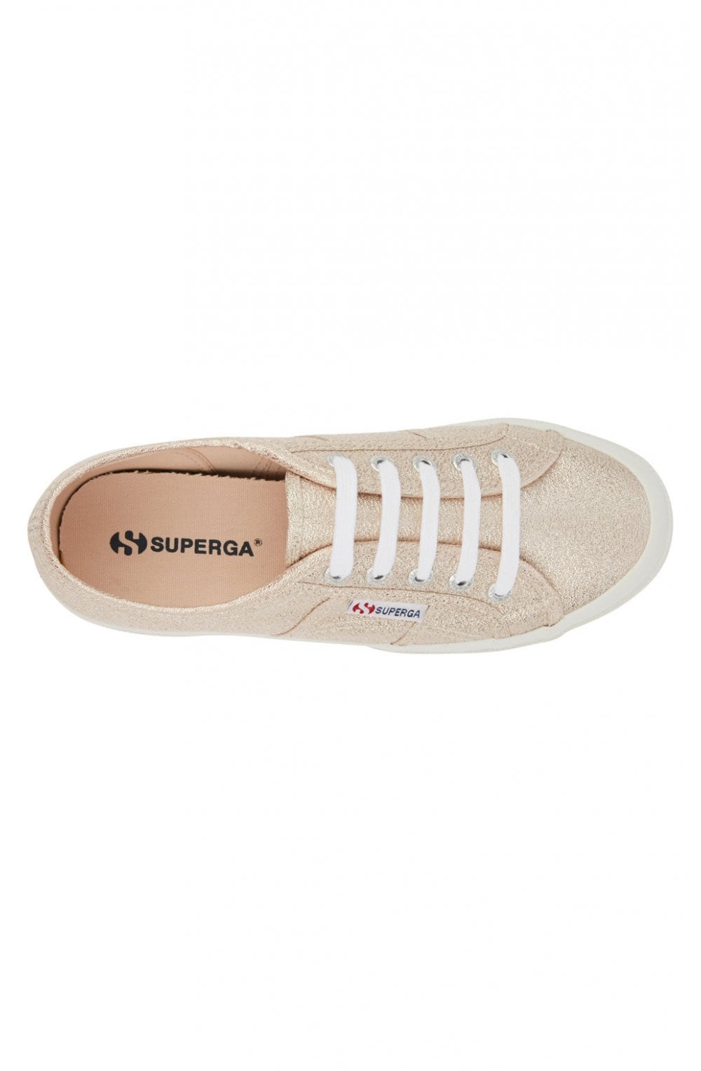 Superga Rose Platinum Trainers