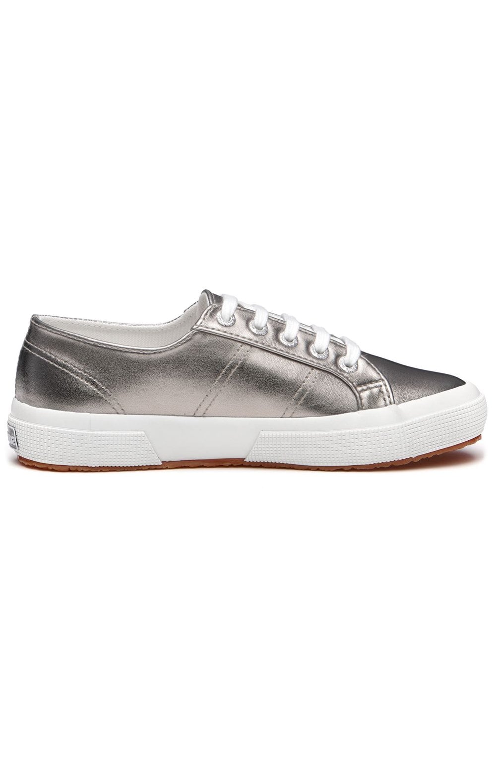 Superga Shoes Grey Metallic