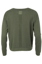Sweater femme symbol khaki