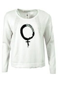 Sweater femme symbol warm off white