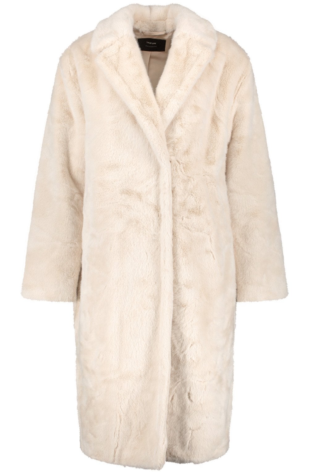 Almond Faux Fur Coat