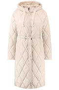 Almond Quilted Coat