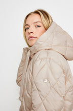 Almond Quilted Coat