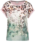 Animal & Floral Print Top