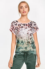Animal & Floral Print Top
