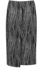 Black and Creme Wrap Over Skirt