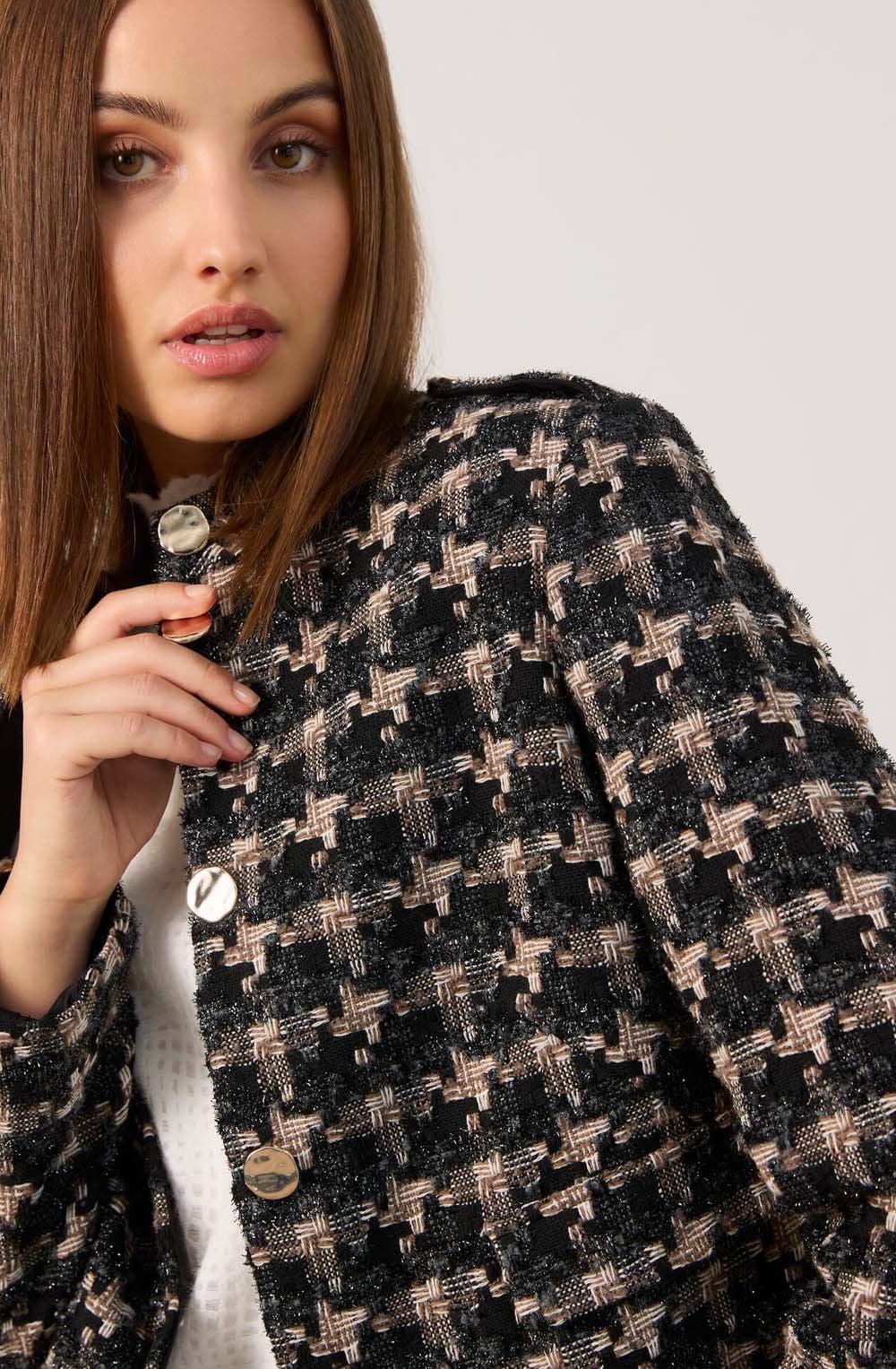 Black and Gold Epaulette Jacket