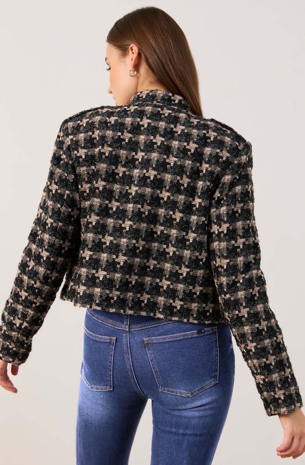 Black and Gold Epaulette Jacket