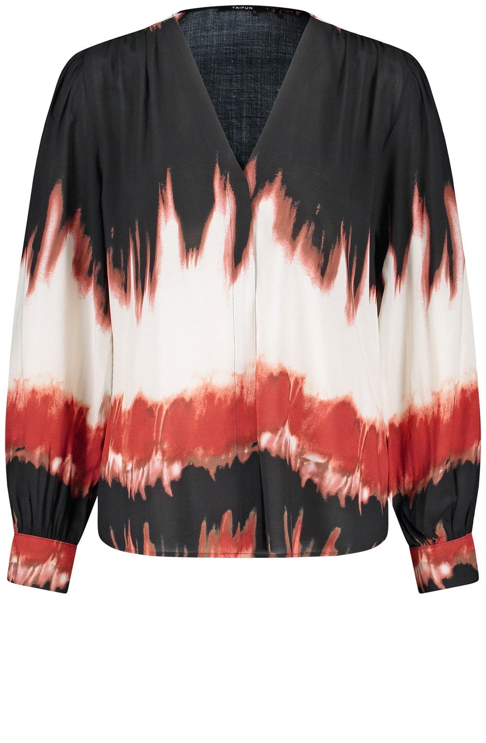 Black and Savannah Flowing Blouse